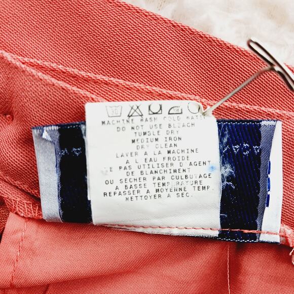 Skirt Pencil Size 8 Peach Minimalist Office Siren Quiet Luxury Capsule Wardrobe - Picture 12 of 12